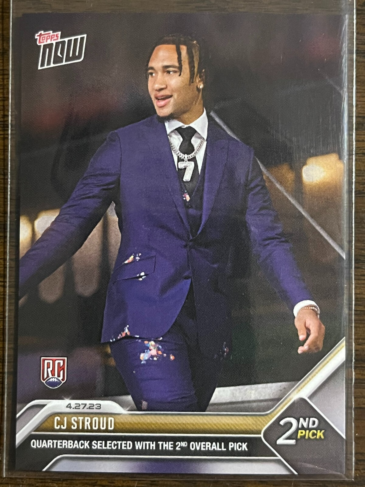 2023 Topps Now NFL #D-2 C.J. Stroud Houston Texans RC