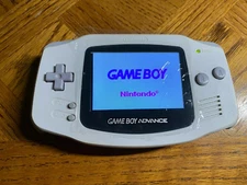 Upgraded Nintendo GameBoy Advance (White) - IPS Display w/ Backlight + more.