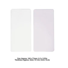 Embossing Machine Plates Paper Die Cutting Tool Accessories 160x77mm 3mm And 5mm