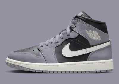 Nike Air Jordan 1 Mid 'Cement Grey' Anthracite Sail BQ6472 Nike Air Jordan 1 Mid 'Cement Grey' Anthracite Sail BQ6472