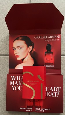 Georgio Armani Eau de parfüm Spray .....Probe  1,5 ml mit Folder