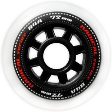 Tempish Universal Inline Skates Accessories Rollerblades Wheels RADICAL 72mm 84A Set 4pcs 136
