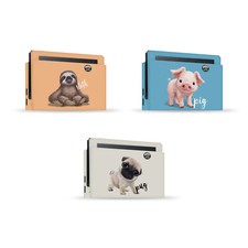 ANIMAL CLUB INTERNATIONAL FACES VINYL SKIN FOR NINTENDO SWITCH CONSOLE  DOCK