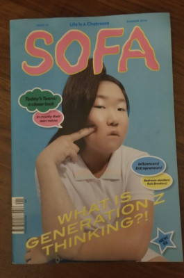 SOFA Magazine 1 FIRST ISSUE Today's Teens Gen Z & Teenagers Fiction Photos 2016