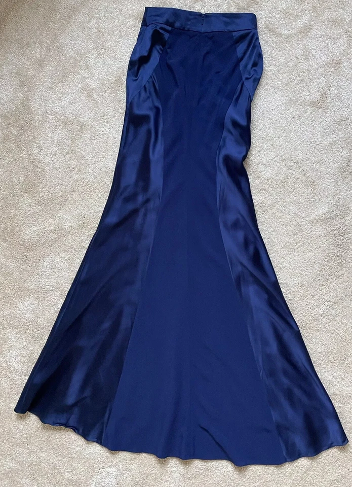 Coast Blue Maxi Skirt Sz 6 34 BNWoT (top also for sale) - Image 3 of 4