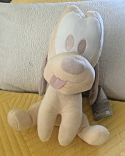 Disney Store Pluto My First Plush Baby 11 inch Pastel Stuffed toy