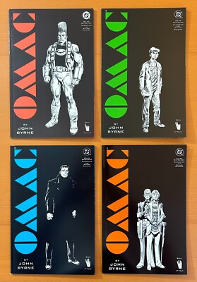 Omac #1, 2, 3 & 4 komplette Serie (DC 1991) 4 x NM Prestige Format Comics