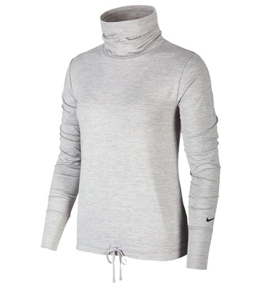 nike women's yoga long sleeve shirt