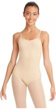 New Capezio Women's Camisole Leotard Beige Nude Size Medium Under Garment NWT
