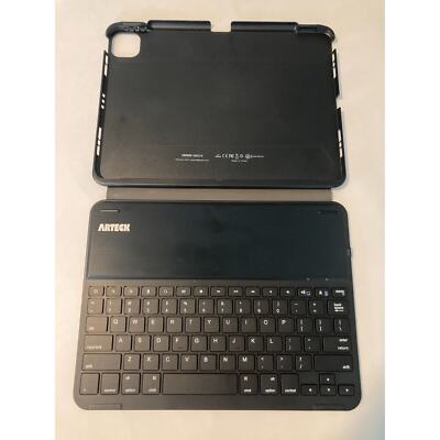 Arteck HB219 Wireless Keyboard Bluetooth Folio Case for ipad pro 11'', Air 10.9''