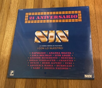 21 ANIVERSARIO DE SIN LP LATIN CADENA HISPANA DE TELEVISION PROFON MENUDO  NEW 