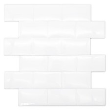 WALPLUS 20 Sheets Peel and Stick Kitchen Backsplash Tile Stickers Self Adhesi...