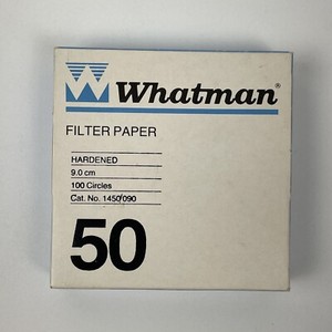 62pcs/box 1450-090 No. 50 hardened ashless quantitative filter paper 2.7um