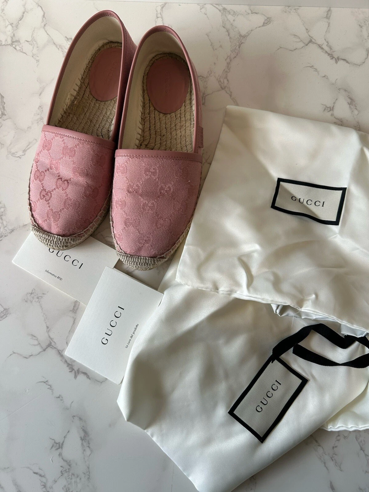 Baskets espadrilles femme Gucci imprimé doux   Gucci 36 US 6 UK 3,5