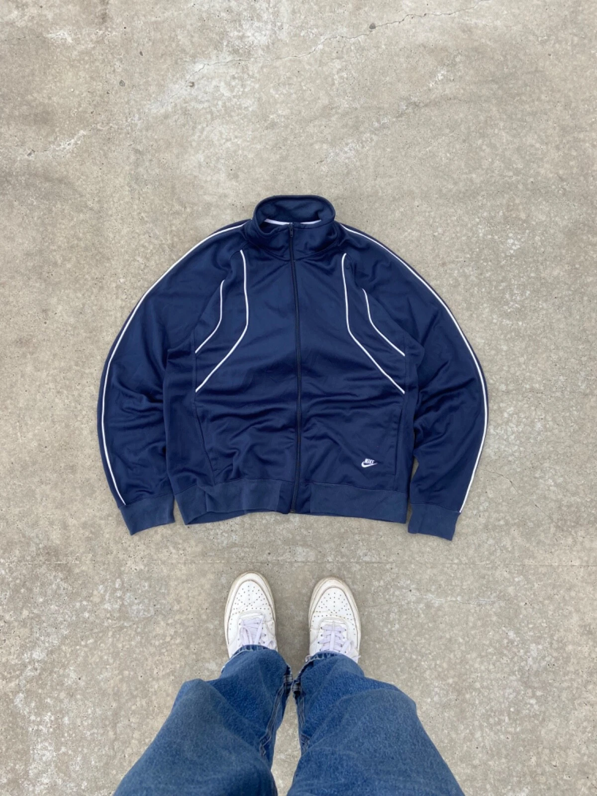 nike vintage zip