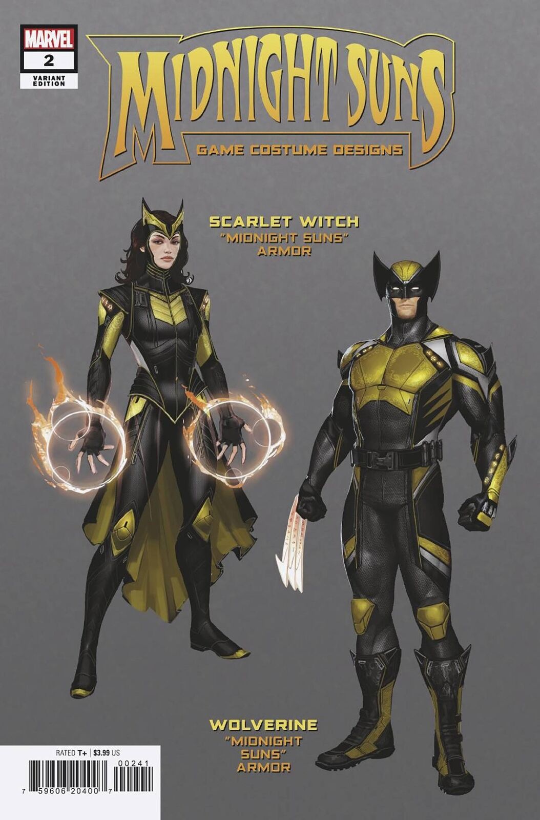 MIDNIGHT SUNS #2 DESIGN VARIANT NM MAGIK WOLVERINE SCARLET WITCH DR DOOM BLADE