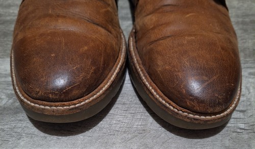 Scarpe Clarks Collection uomo taglia 10M stivali chukka comodi stringati pelle marrone - Foto 4 di 10