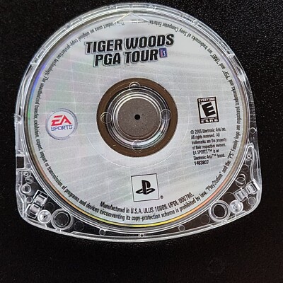 Tiger Woods PGA Tour 2006 PSP - Loose UMD, Clear Case