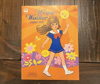 WISPY WALKER Paper Doll Book Whitman 1976 Uneeda Vintage
