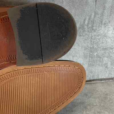 STACY ADAMS Men\'s Chocolate Leather Marlton Plain-Toe Lace-Up Oxfords SZ 7.5 STACY ADAMS Men main image 3