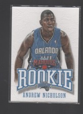 ANDREW NICHOLSON 2012-13 PANINI MARQUEE ROOKIE CARD #414