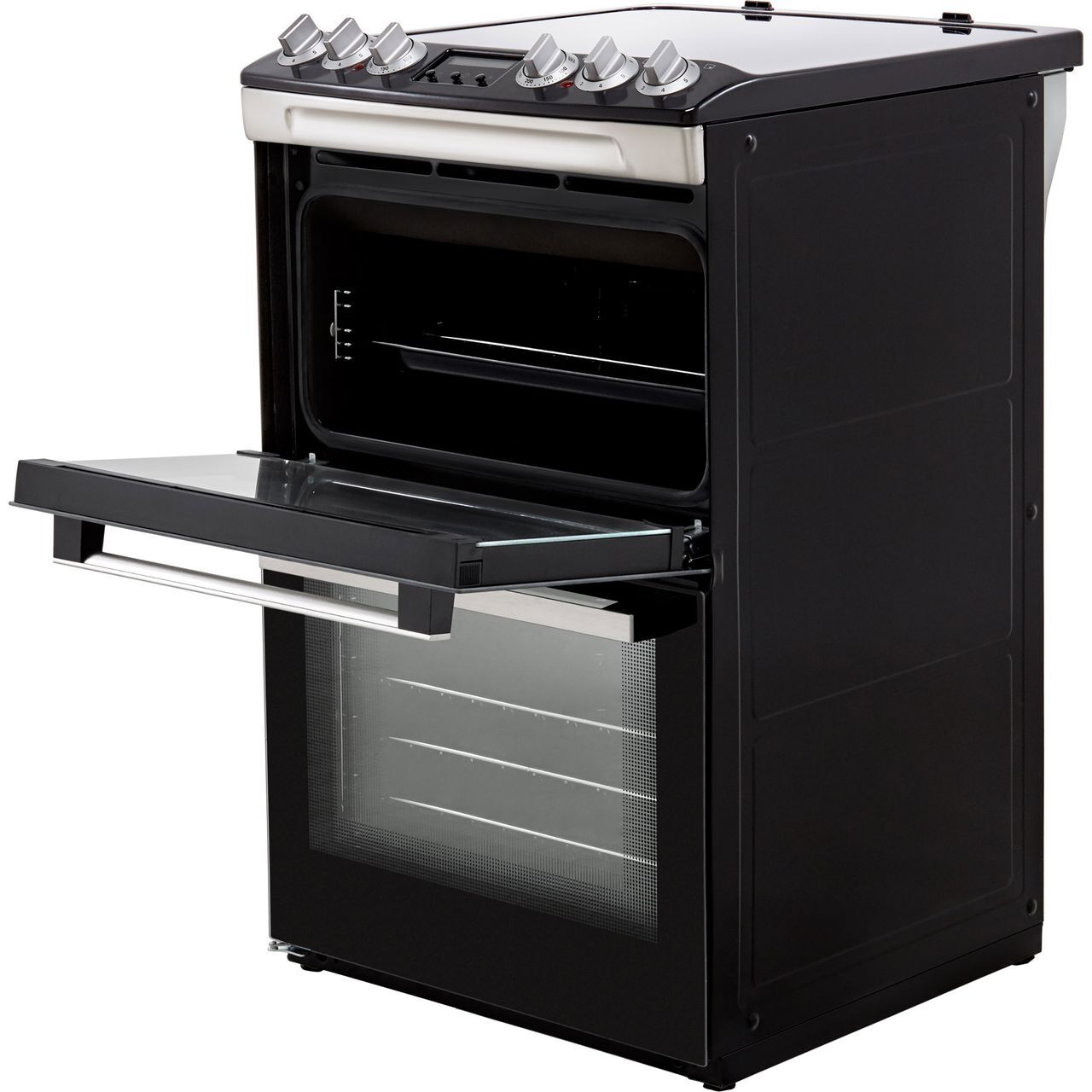 Zanussi ZCV46250XA 55cm Free Standing Electric Cooker with Ceramic Hob eBay