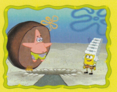   SPONGEBOB Neue Abenteuer Stickers #158, Merlin 2008 SAMMELSTICKER/AUFKLEBER