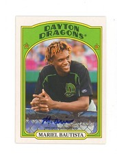 2021 Topps Heritage Minors AUTO #ROA-MB Mariel Bautista - Cincinnati Reds 🔴 (W)