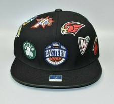 Reebok NBA Eastern Conference Team Logo Patches All Over Fitted Cap Hat - Size 7