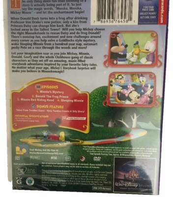 Mickey Mouse Clubhouse/Mickeys Storybook Surprises(DVD,2008)Brand