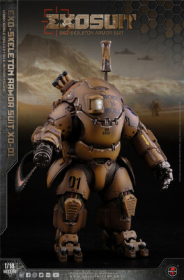 ミリタリー SoldierStory SSE001 1/18Armor Suit XO-01 SoldierStory SSE001 1/18 EXO-Skeleton Armor Suit XO-01 Model 3.75