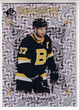 21/22 UD SP AUTHENTIC PATRICE BERGERON PAGEANTRY INSERT #27