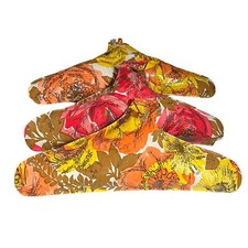 VTG Set of 3 Inflatable Blow Up Vinyl Drip Dry Flower Power 60s Clothes Hangers