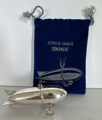 ZEPPELIN SHAKER 40 シルバー 未使用品 Zeppelin Cocktail Shaker Silver Ornament Restoration