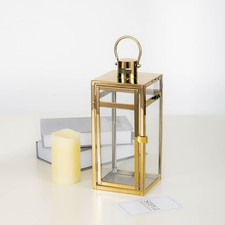 12.5-Inch tall Metal Lantern Candle Holder Party Home Wedding Centerpieces Sale