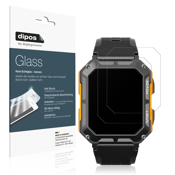 2X Schutzfolie FüR Stahlgear Thor 2.0 Matt - Anti-Shock 9H Folie Dipos Glass-image