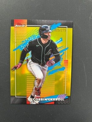 2026 TOPPS FINEST BASE - UNCOMMON#153 CORBIN CARROLL YELLOW /275