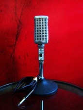 Vintage RARE 1960's Lafayette 99-4545 Dynamic microphone Dual Z w cable Calrad