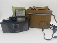 Vintage Traid Fotron Camera With Charging Cord And Carrying Case