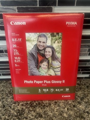 Canon 8''x10'' Photo Paper Plus Glossy 11 (PP-201) 20 sheets, Discontinued Size