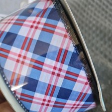 Kirkland Wire-Edged Ribbon - 2.5" Wide x 50 Yards - Patriotic Red White Blue NEW