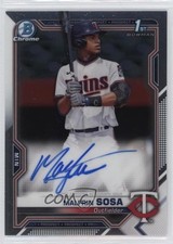 2021 Bowman Chrome Prospect Auto Malfrin Sosa #CPA-MS Auto 0ba8