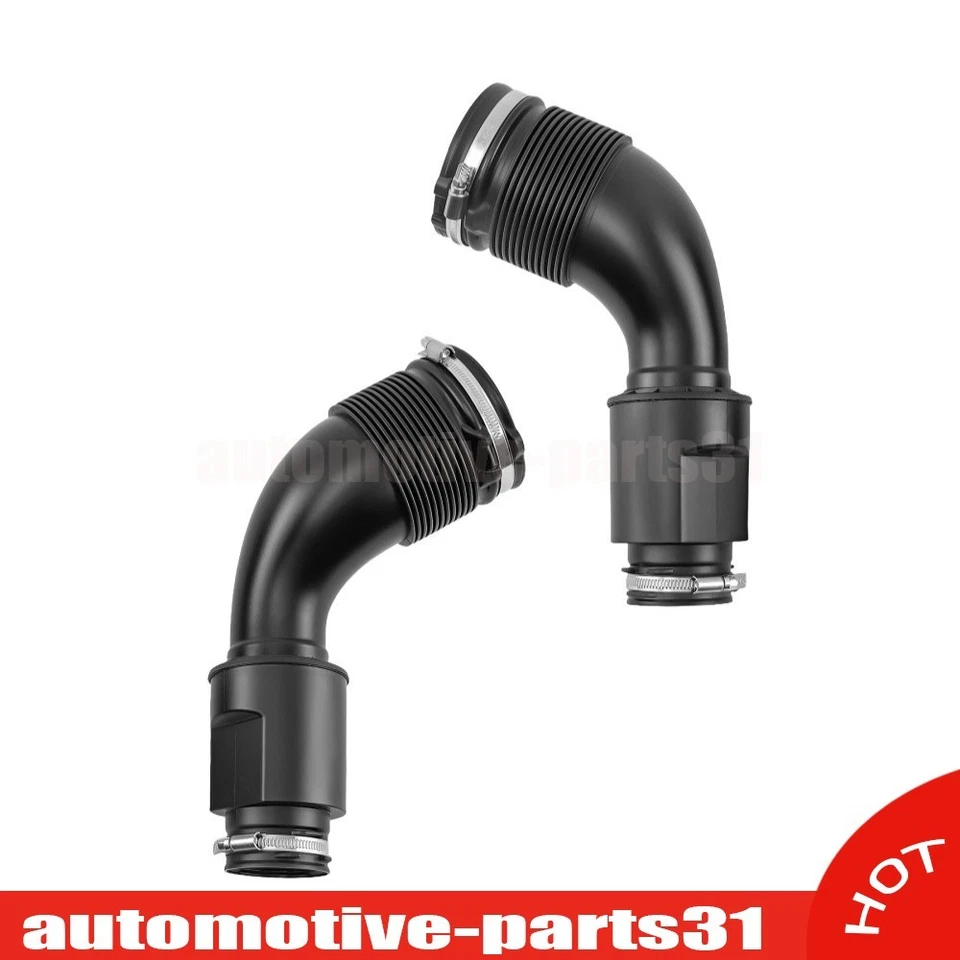 For Audi A8 D4 S8 4H 4.0L Pair Rear Left&Right Engine Air Intake Hose Pipes - Image 3 of 4