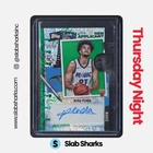 2025 TOPPS #NA-NP NOAH PENDA NEW APPLICANTS AUTO GREEN HOLO FOIL RC ROOKIE /99