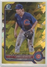 2022 Bowman Chrome Sapphire Edition Prospects Yellow 29/50 James Triantos w5p