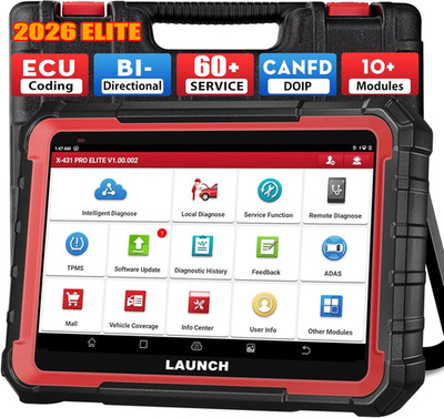2026 NEWEST X431 PRO ELITE V + Bidirectional Diagnostic Tool OBD2 Coding Scanner