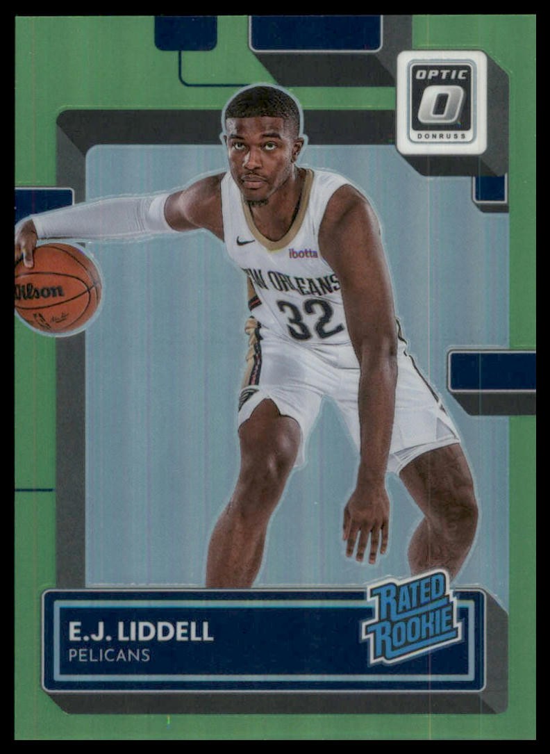 2022-23 Donruss Optic E.J. Liddell Lime Green SN #/149 #207