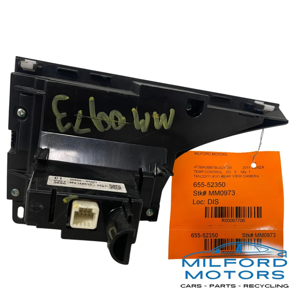 Controle automático de temperatura cinza – Compatível com 2009-2012 Toyota Venza AWD 2.7L - Imagem 2 de 4