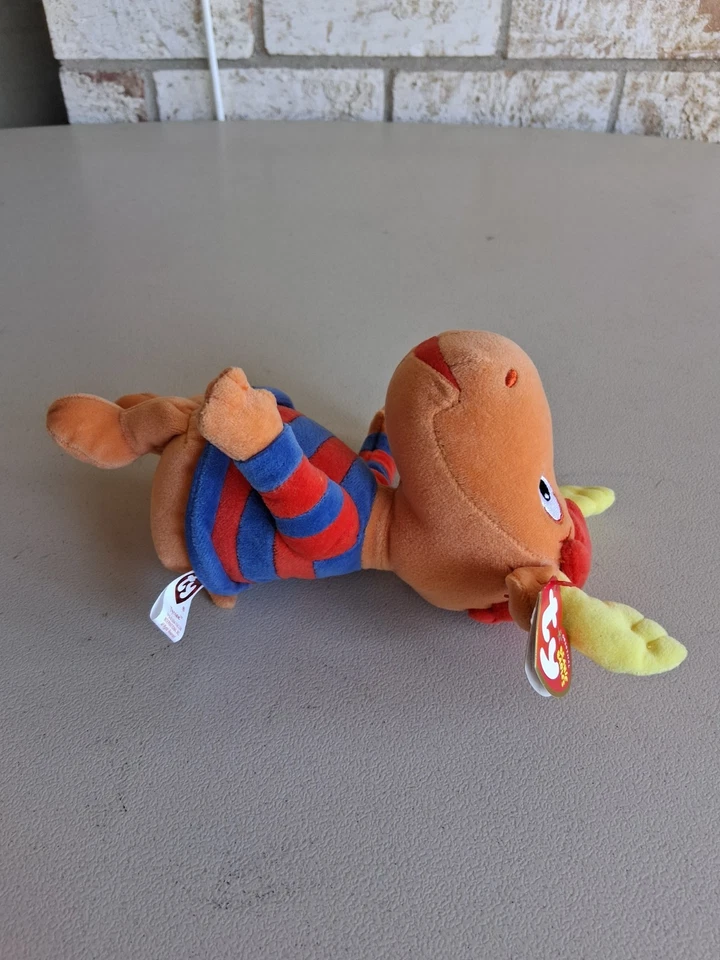 Peluche vintage 2004 TY Beanie Babies Backyardigans Tyrone Moose 8" con etiqueta Foto 3 de 4
