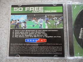 SEGA DREAMCAST 2000 SEGA SPRTS NFL 2K1 VIDEO GAME DISC